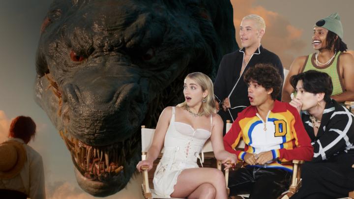 A truly legendary One Piece moment. 🌊 Watch the cast react to seeing the Lord of the Coast.