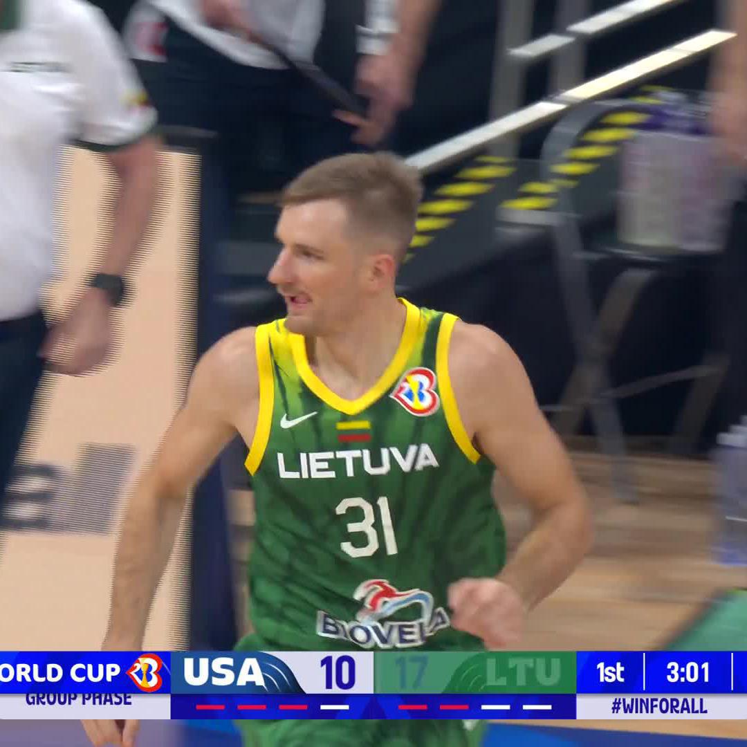 Updated 🇱🇹 all-time greatest players list: 1. Arvydas Sabonis 2. Sarunas Marciulionis 3. Vaidas Kariniauskas 🆕 4. Jonas Valanciunas 5. Sarunas Jasikevicius #FIBAWC x #WinForAll