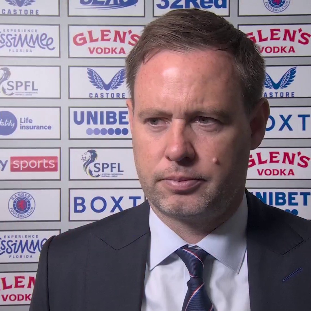 🗣️ "Naturally it puts pressure on the team. There is pressure playing for &amp; managing Rangers anyway. It's important we come back stronger." Michael Beale says Rangers must improve, thinks Celtic were "lucky" to see Roofe's goal disallowed &amp; reflects on today's defeat 👇