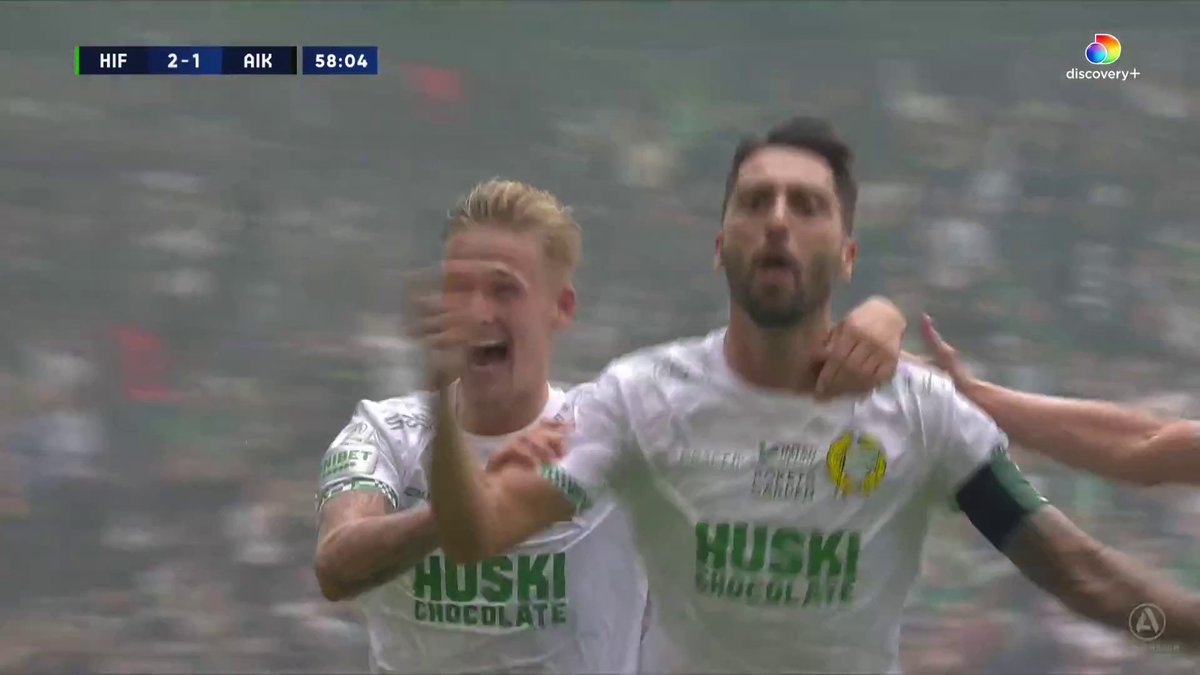 Hammarby har vänt mot AIK! Kapten Nahir Besara frisparksskjuter in 2-1! 🎯 Se matchen på
