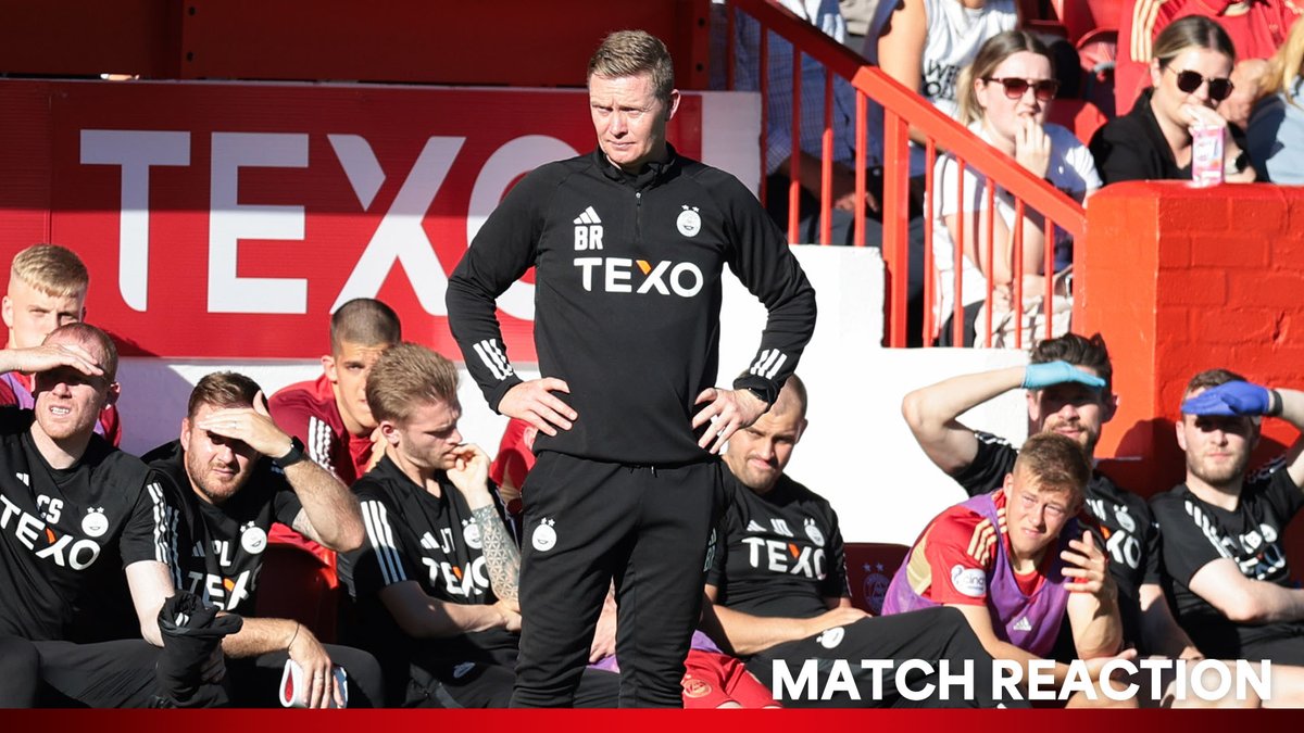 Post-match reaction from Barry Robson.