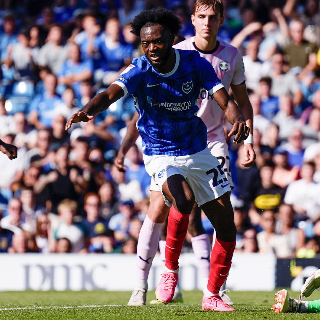 What a moment for Abu Kamara 💙 #Pompey