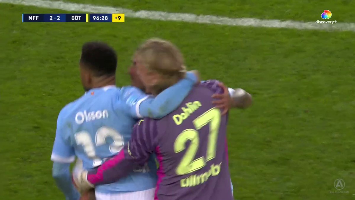 Malmö FF kvitterar på stopptid! 2-2 Martin Olsson 🎯 Se matchen på