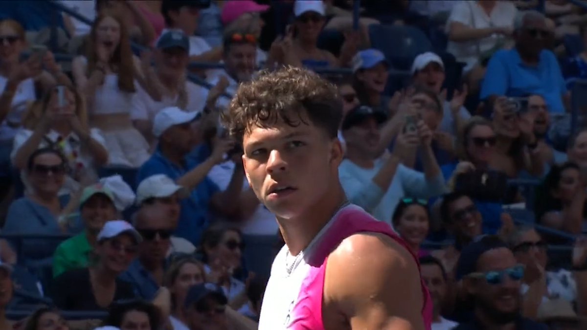 TWO SERVES AT 149 MPH FOR BEN SHELTON 😮‍💨 The fastest at the US Open this year 👀