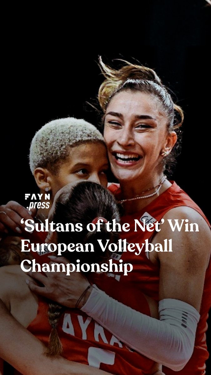 🥇Turkey's women's volleyball team, also known as “the Sultans of the Net”, has just won the European Volleyball Championship. #FileninSultanları #EuroVolleyW