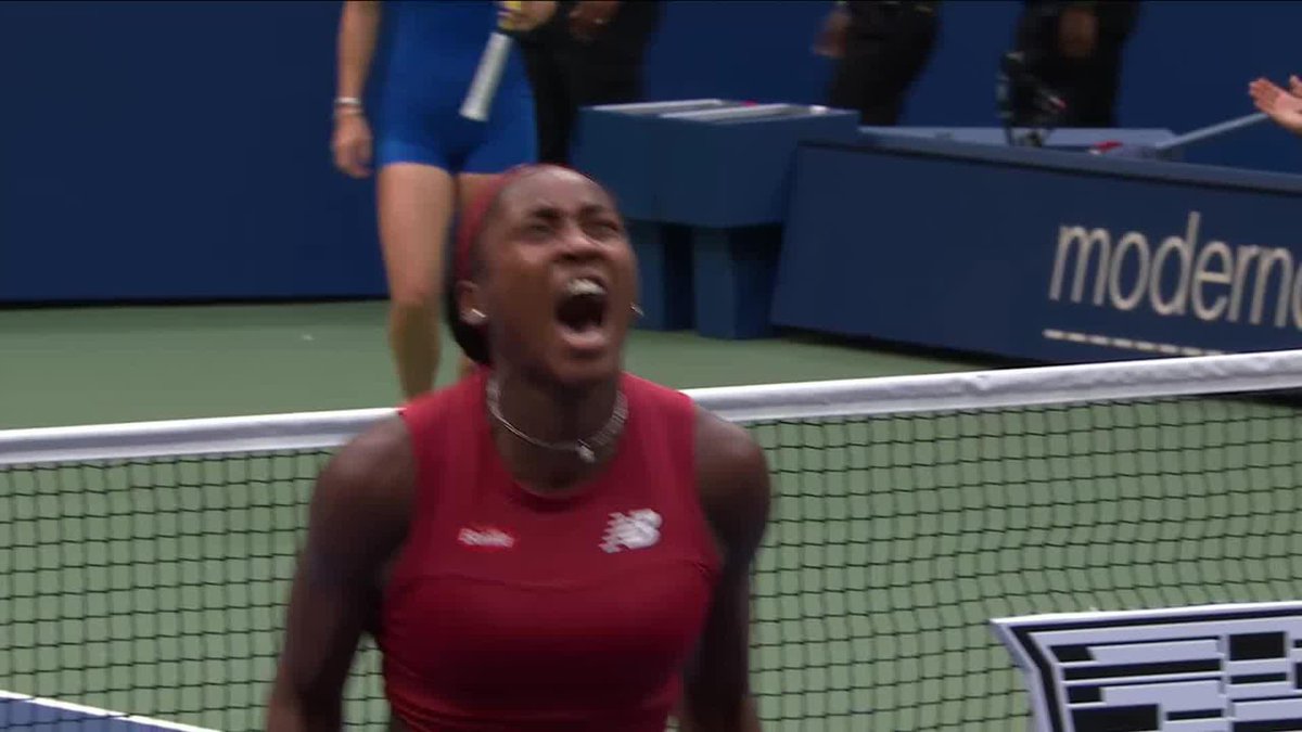 COCO GAUFF IS FEELING IT!