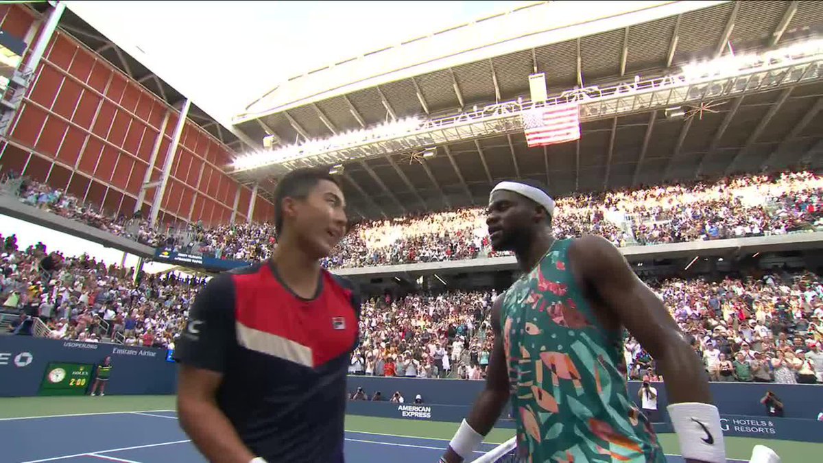 Frances Tiafoe is back in the #USOpen quarterfinals!