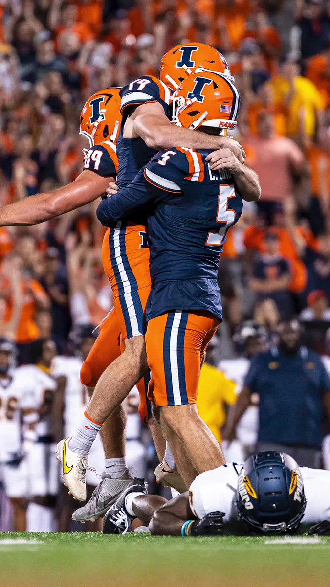 Game winner → Caleb Griffin #Illini // #HTTO // #famILLy