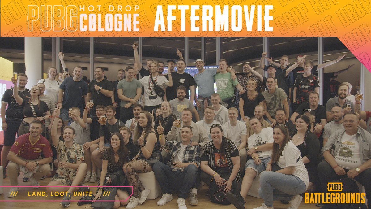 THANK YOU 💛 #PUBGHotDrop Cologne has been an unforgettable experience and we absolutely cannot wait to see you again!