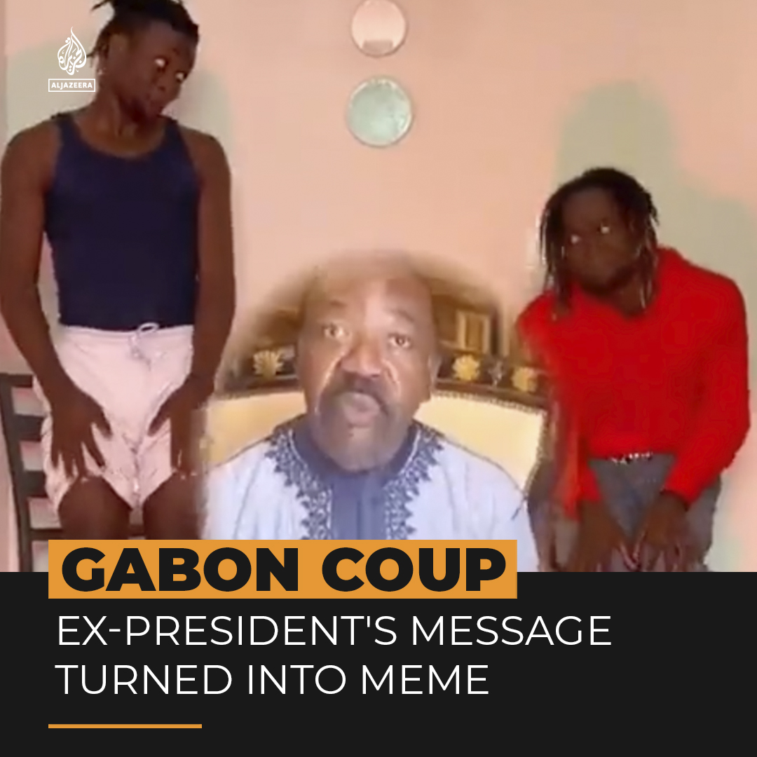 Africans have turned a plea to “make noise” by Gabon’s deposed President Ali Bongo into a viral dance meme 🕺