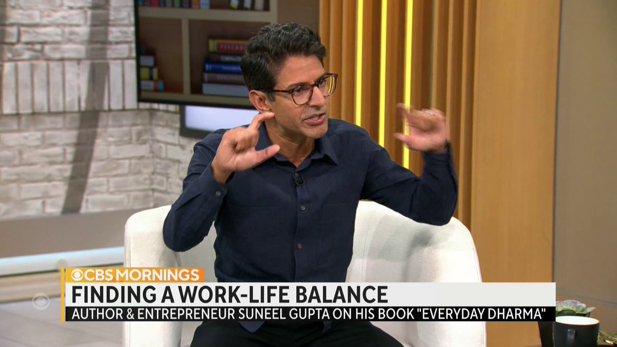 Author and entrepreneur Suneel Gupta believes we can balance our personal and work lives by finding “dharma,” which he defines as “your inner calling.” He says small changes can make the biggest difference: “Oftentimes, our dharma is right within our reach.”