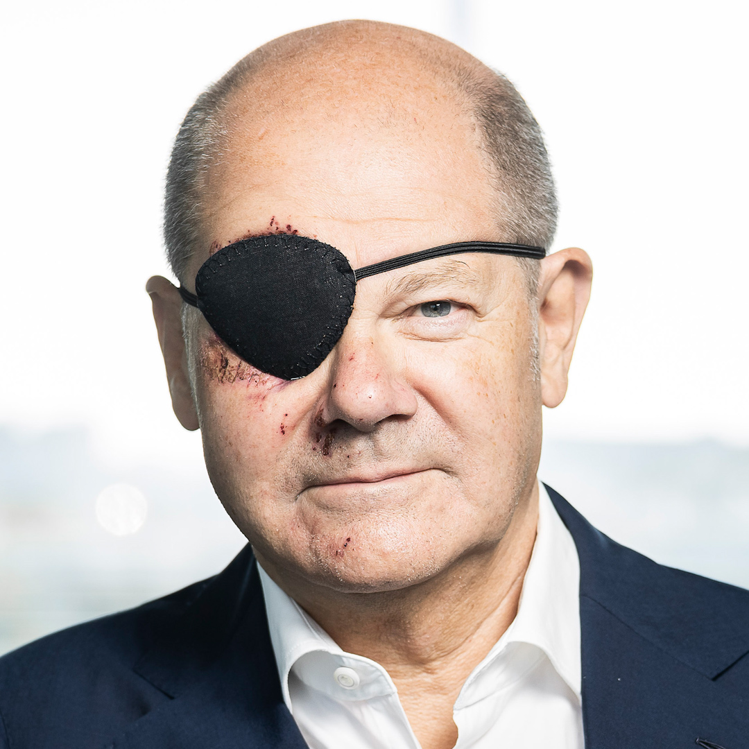 In case you're wondering what's up with German Chancellor Olaf Scholz and that eye patch, we've got you covered 👀