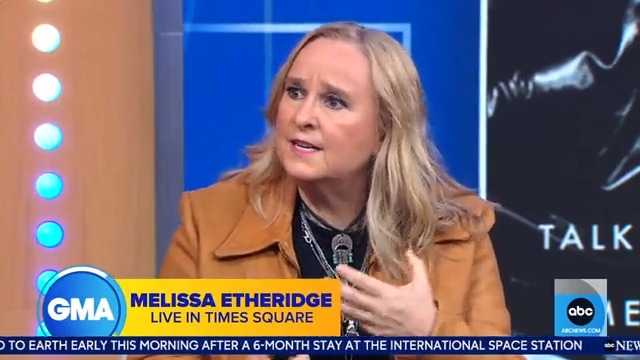 Grammy-winning artist Melissa Etheridge joins us in Times Square to talk about her new memoir, "Talking to my Angels," which dives into the healing process following her son's death.
