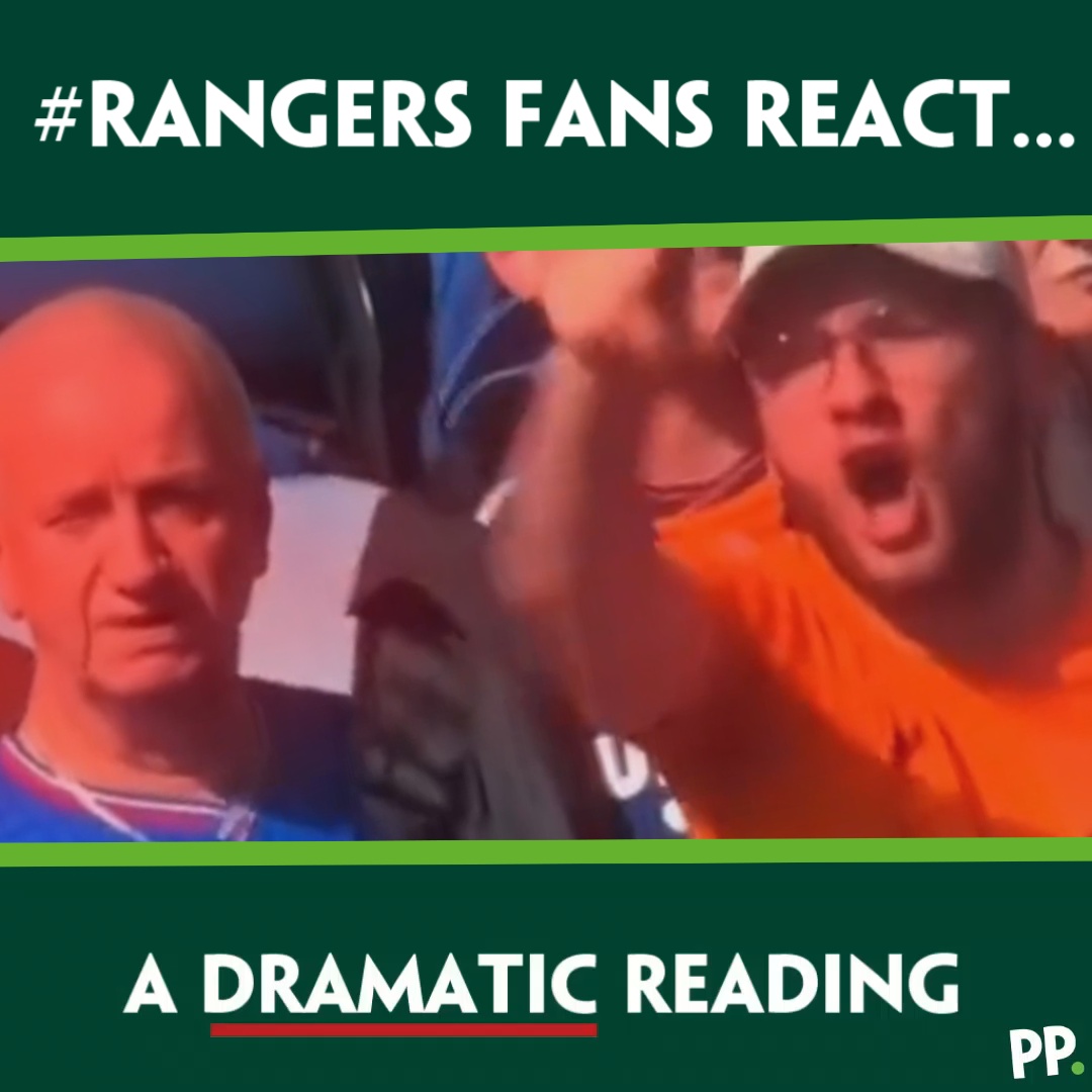 ‘All my sons will be like me, walking out of Ibrox by minute 73’. Celtic win the first derby of the season, and Rangers fans aren't dealing with it well. 😡 It's an Old Firm #FanDenial...