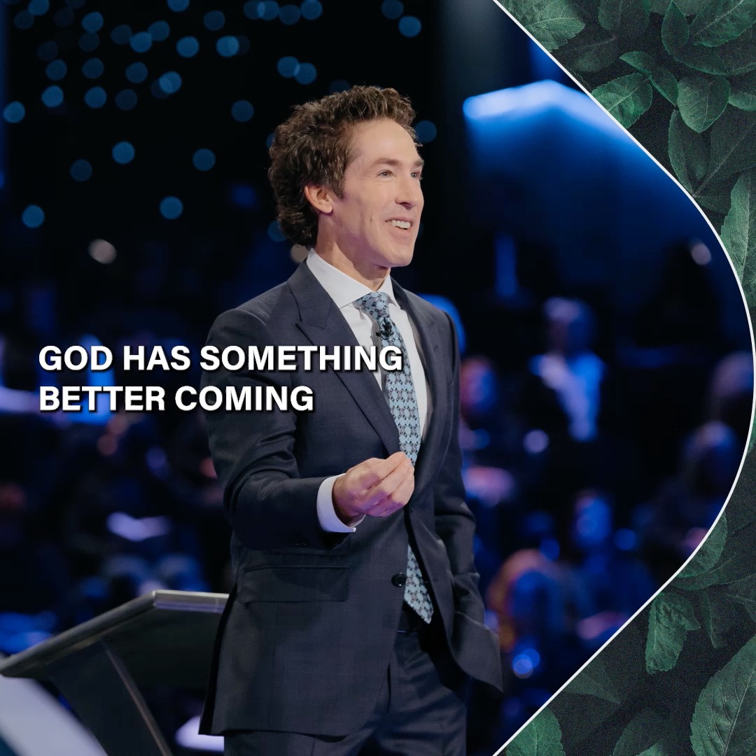 You have to stretch, get out of your comfort zone, take some steps of faith. You have greatness in you. Tune into Joel’s message today, "Positioned for Increase"!
