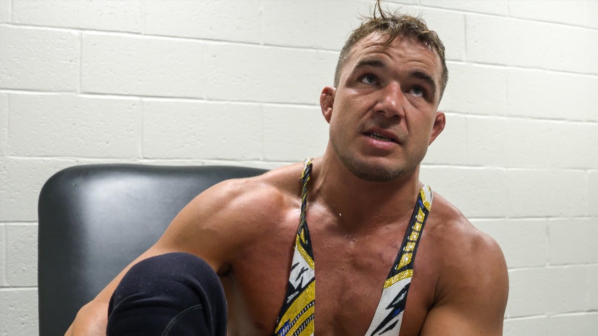 EXCLUSIVE: Following the conclusion to tonight's #ICTitle main event on #WWERaw, Chad Gable explains why this has become even more personal for him.