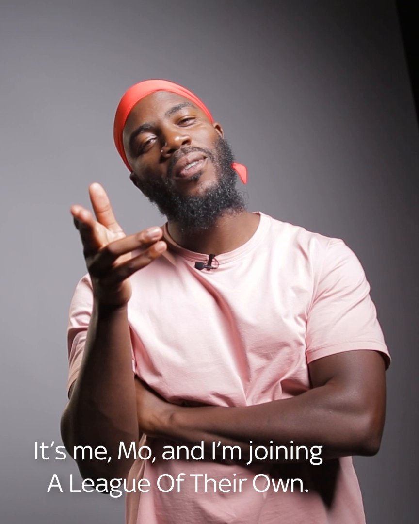 Welcome to the team, Mo Gilligan👏❤️ A League of Their Own @MoTheComedian #redteam