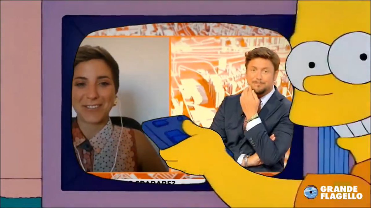 Anche i Simpson perculano Giambruno