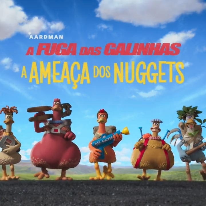 🚨AGORA: Netflix divulga novo teaser de “Fuga das Galinhas: A Ameaça dos Nuggets”, que estreia dia 15 de dezembro.
