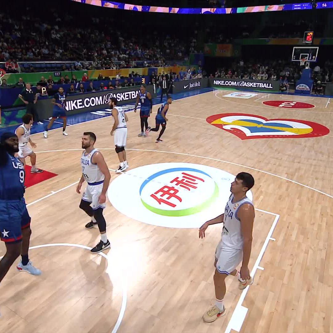 "How many no-look dimes can you get in a tournament?" Tyrese: Yes. #FIBAWC