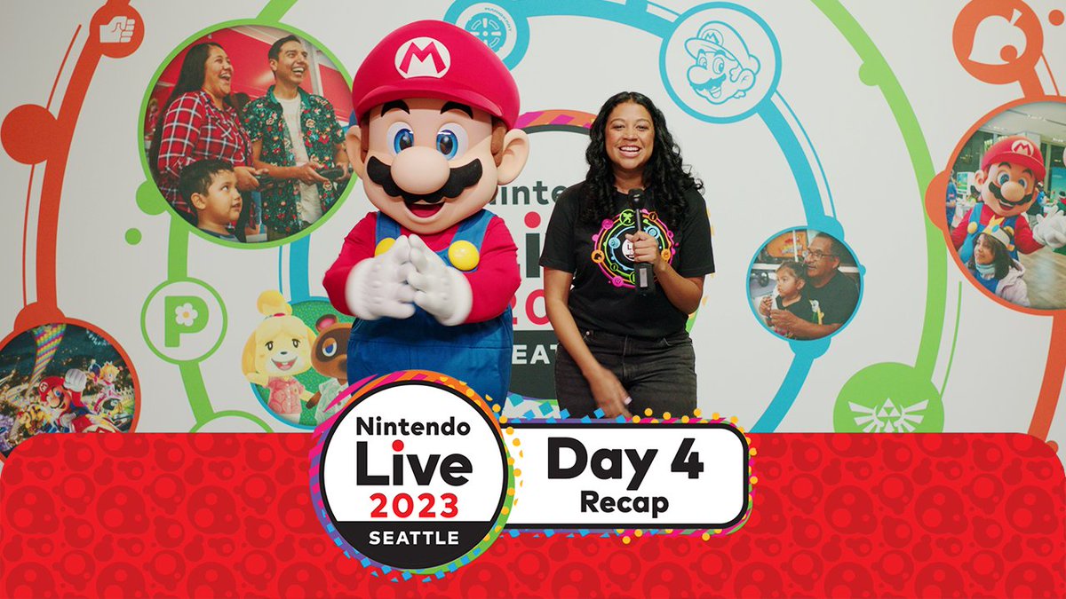 #NintendoLive 2023 has come to an end, but here are some show floor highlights from day 4 featuring a look at the #Splatoon3 Zone, #SuperMarioBrosWonder reactions, and more!