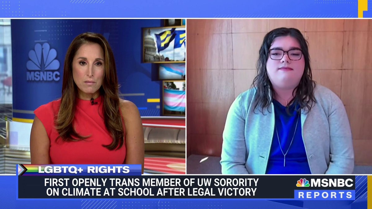 Artemis Langford, a trans woman whose sorority admission was contested by fellow members, speaks out after a judge dismissed the lawsuit: "Even if there's one person out there who feels that their identity is being attacked... it's OK to be who they are."
