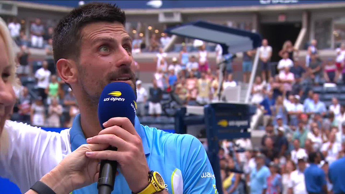 NOVAK SAYS YOU GOTTA FIGHT FOR YOUR RIGHT TO PARRRRRTY. Novak goes Travis Kelce on us.