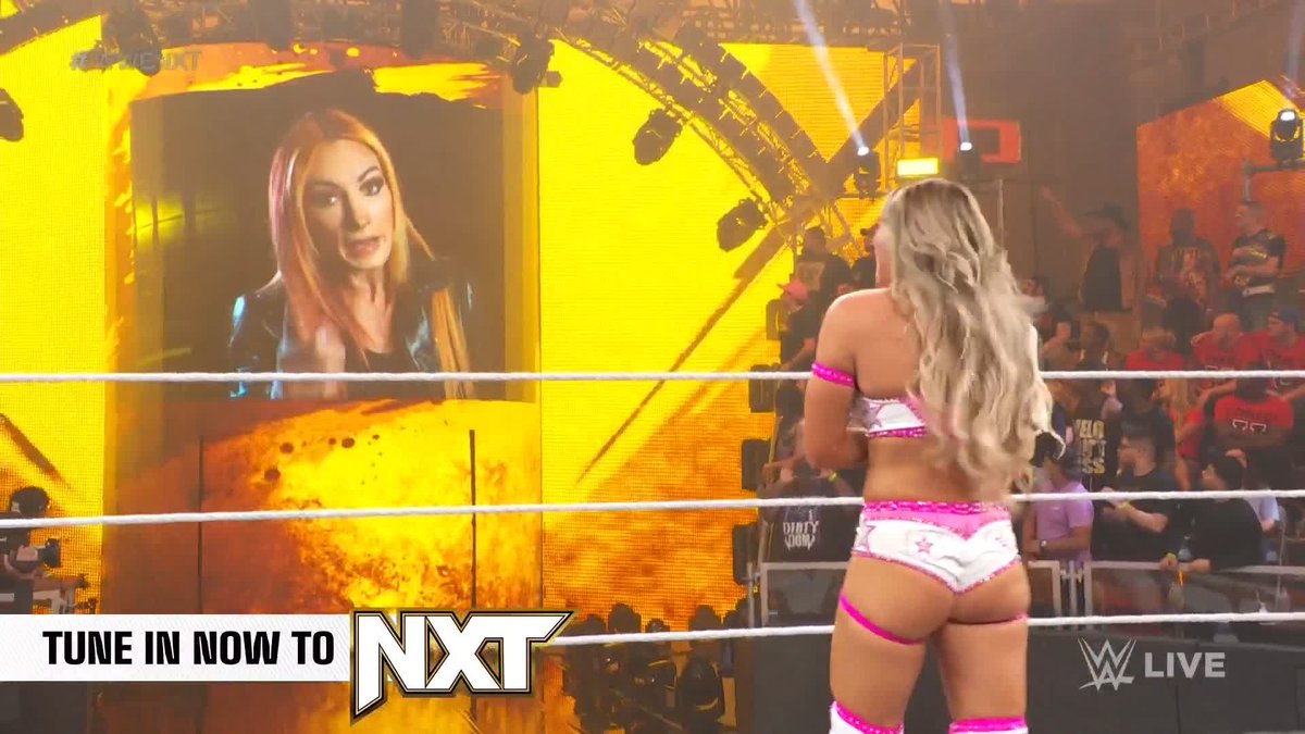 Business just picked up BIG TIME 😱 Rebecca Quin challenged Tiffany Stratton to an #WWENXT Women’s Championship Match for NEXT WEEK!