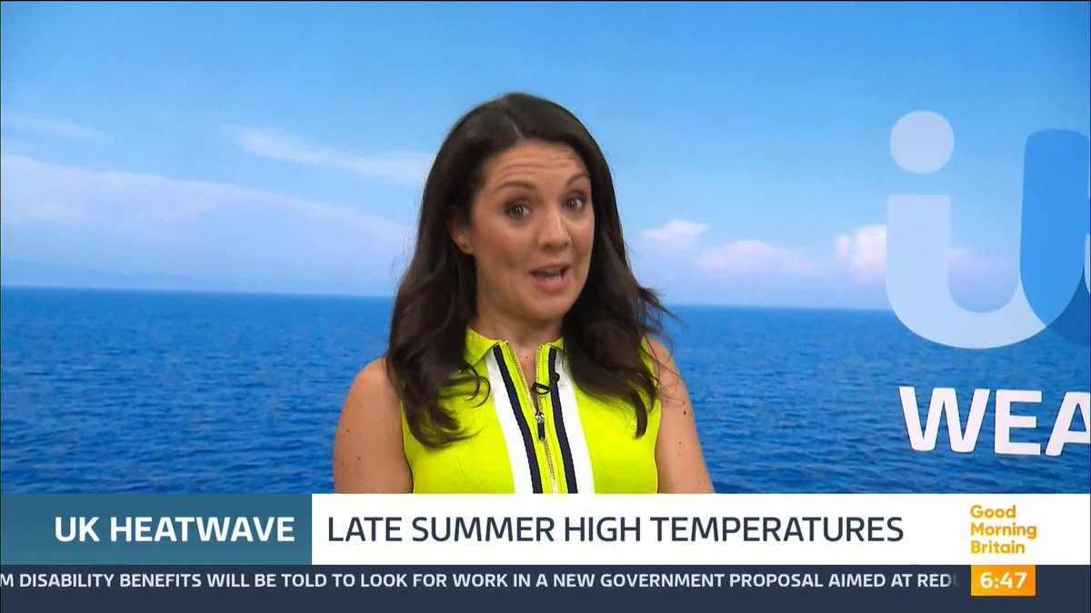 We are now officially in a heatwave and a new study suggests the heatwave we're currently in is at least five times more likely to happen because of climate change. Laura Tobin.
