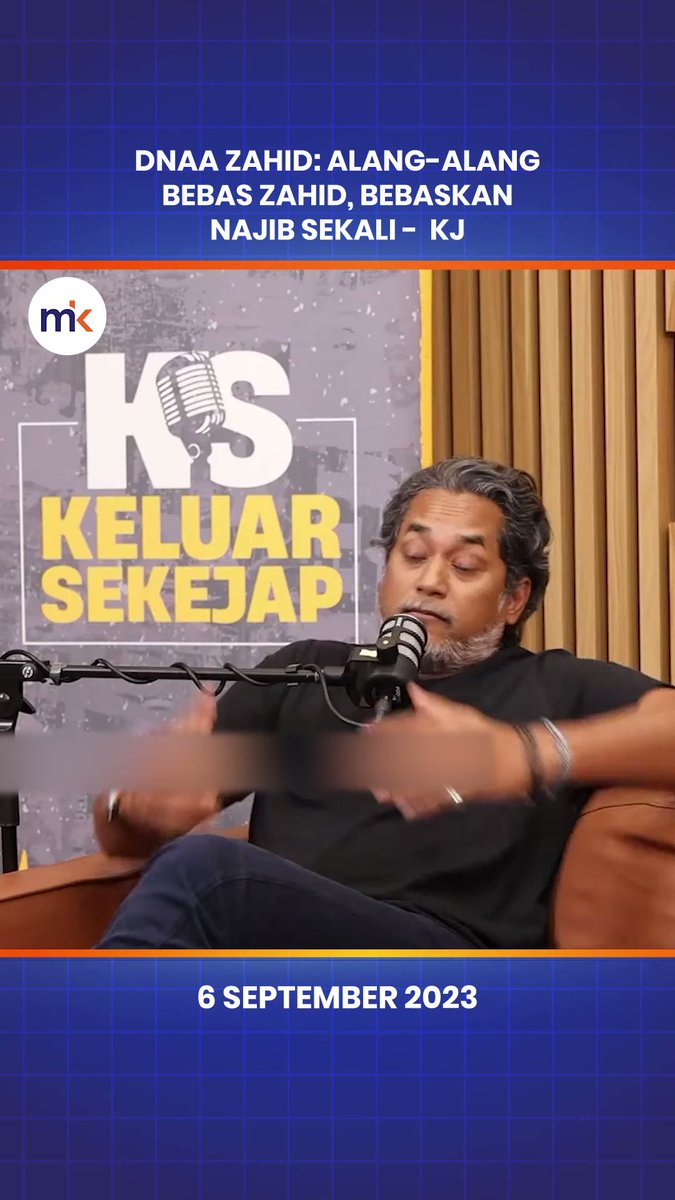 Bekas Ketua Pemuda Umno Khairy Jamaluddin ‘menasihati’ Kerajaan Perpaduan agar membebaskan Najib Razak. Sumber video: