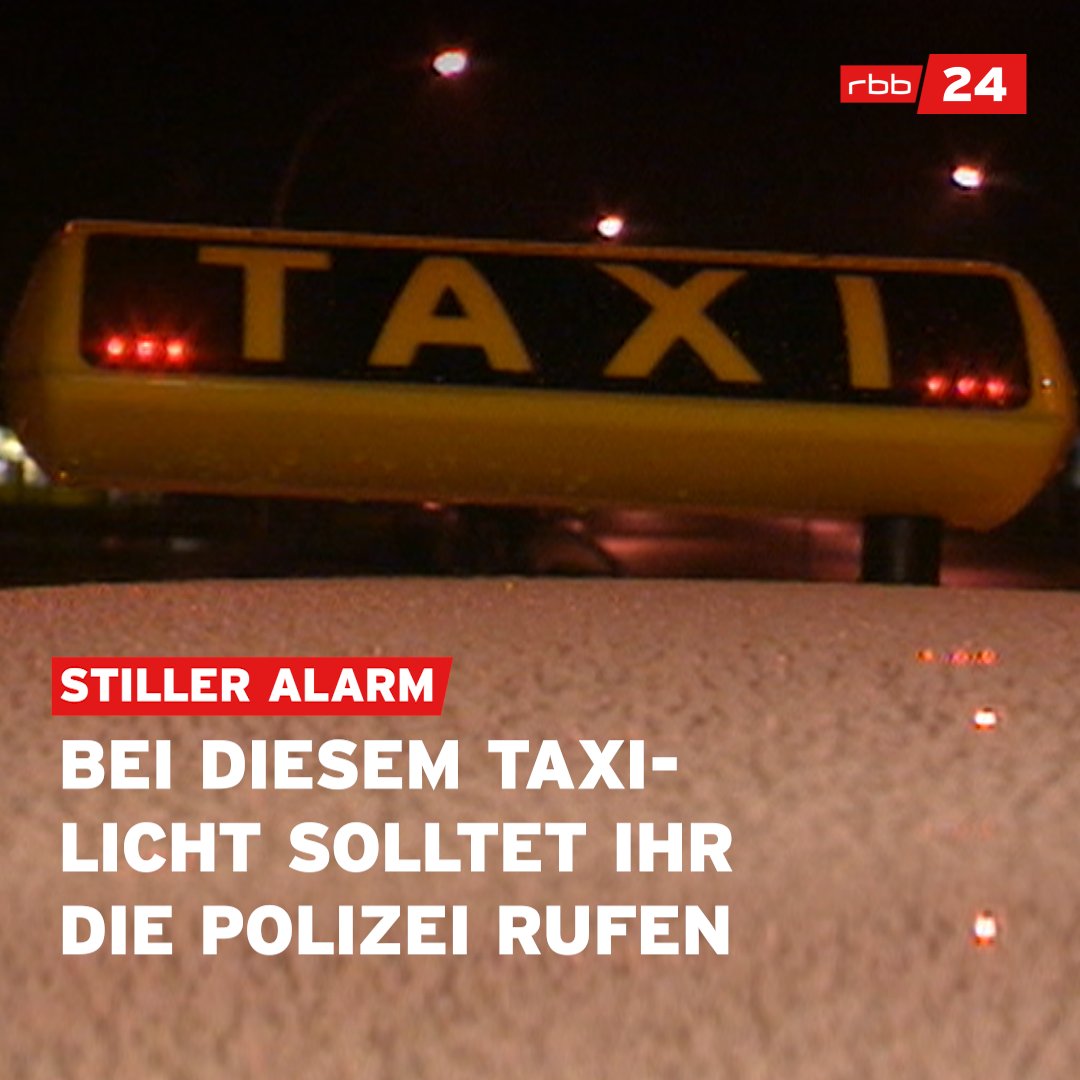 Wenn das #Taxischild rot blinkt, hat das nix mit der Bremse zu tun. Stattdessen handelt es sich um einen "stillen #Alarm". Im Video erfahrt ihr, was es damit auf sich hat und was ihr in so einer Situation tun solltet.