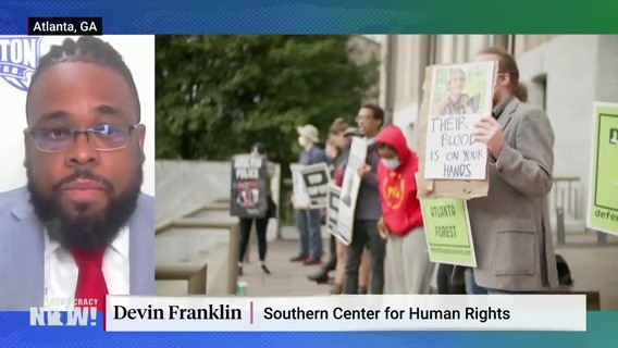 The state of Georgia is bringing RICO charges against 61 activists who oppose the construction of a police training facility known as “Cop City” in Atlanta. Attorney Devin Franklin of Southern Center for Human Rights breaks down what we know about the case.