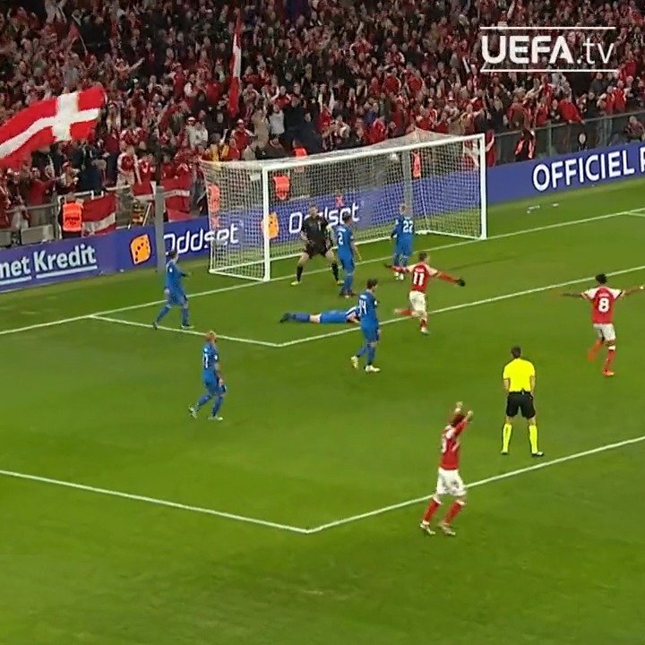 Sit back, relax, and enjoy 𝐚𝐥𝐥 𝐬𝐢𝐱 of Rasmus Højlund's #EURO2024 qualifying goals so far 🍿🇩🇰 via @EURO2024