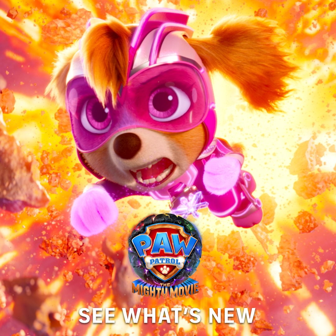 See what's new with your favorite powerful pups! 👀💥 #PAWPatrolMovie tickets go on sale TOMORROW.