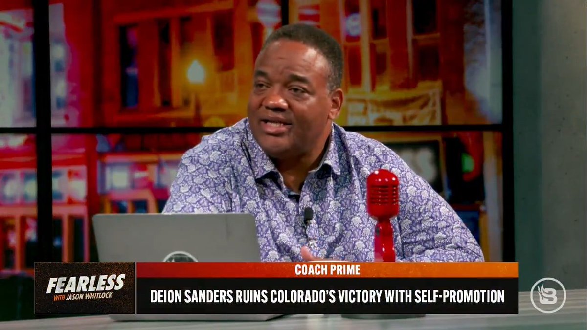 Here’s Deion, needing to throw Ed Werder under the bus, Kendal Briles under the bus, white people in general under the bus, so that black people feel good about him taking his talents to a predominantly white school… It’s all a gimmick.