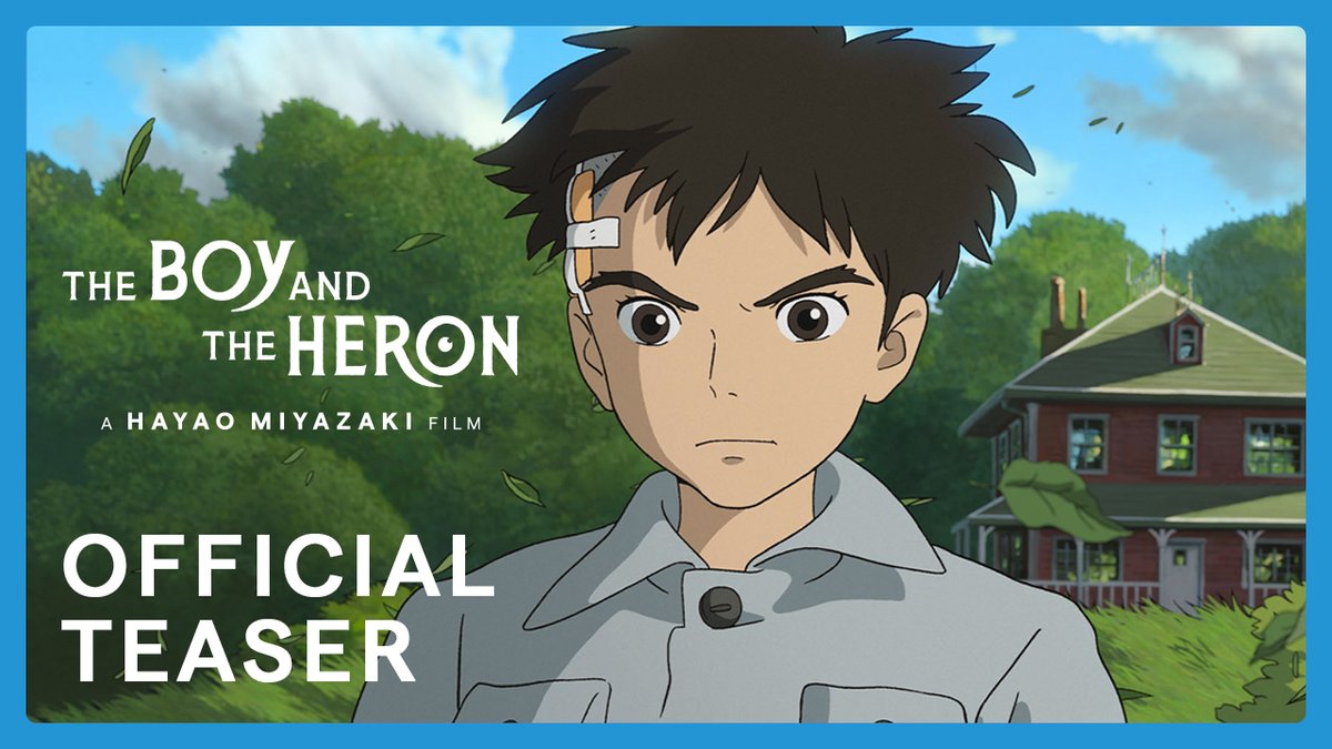 Watch the first ever teaser for Hayao Miyazaki's THE BOY AND THE HERON. #TheBoyAndTheHeron opens in US and Canadian theatres on December 8.