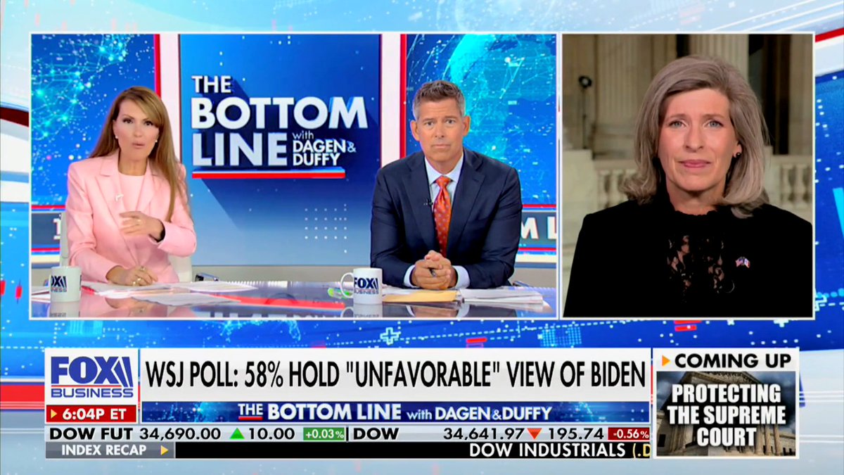 Sen. Joni Ernst calls out Biden’s lies and misleading spin on “Bidenomics”: “Americans are hurting right now… this administration has got to step up and face reality.”