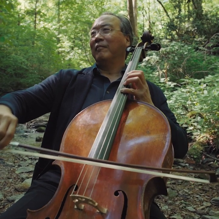 This version of Bach’s first cello suite was recorded live in the Great Smoky Mountains. I’ve always thought of Suite No. 1 as “Nature at Play,” so it was a dream to play it with the birds, the trees, and the rushing brook. ▶️