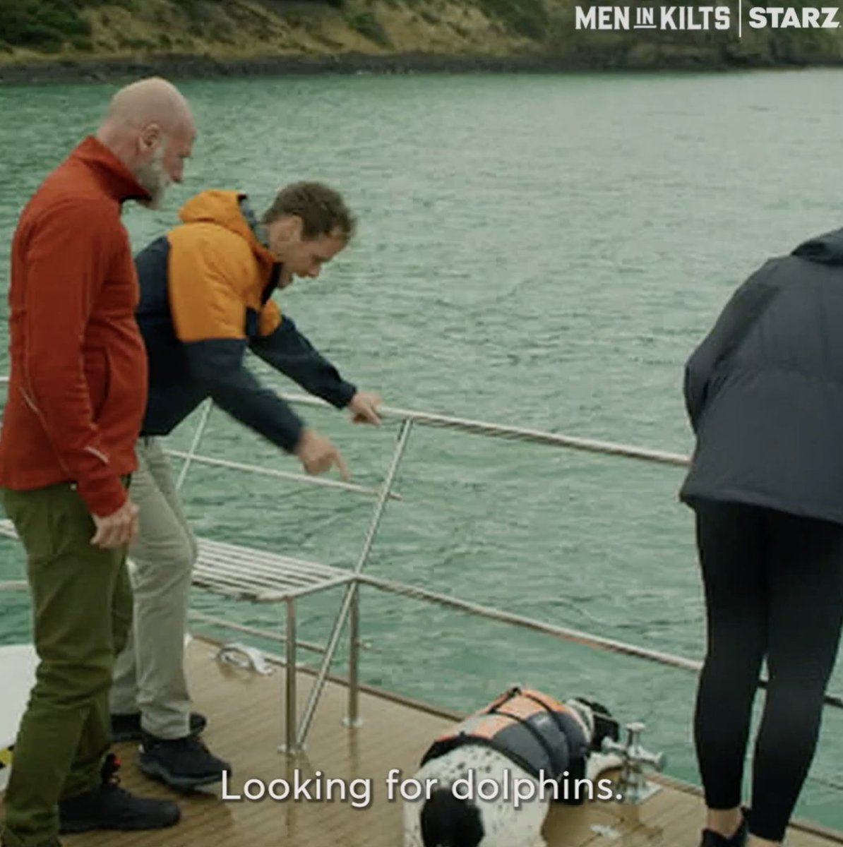 Sam & Graham visit dolphins (and dolphin dogs!) in this exclusive "More from the Road" deleted scene from #MenInKilts.