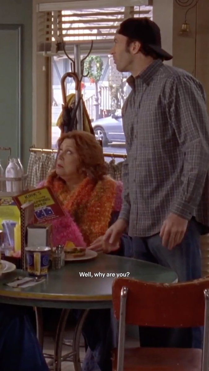 Kirk's got a point. #GilmoreGirls