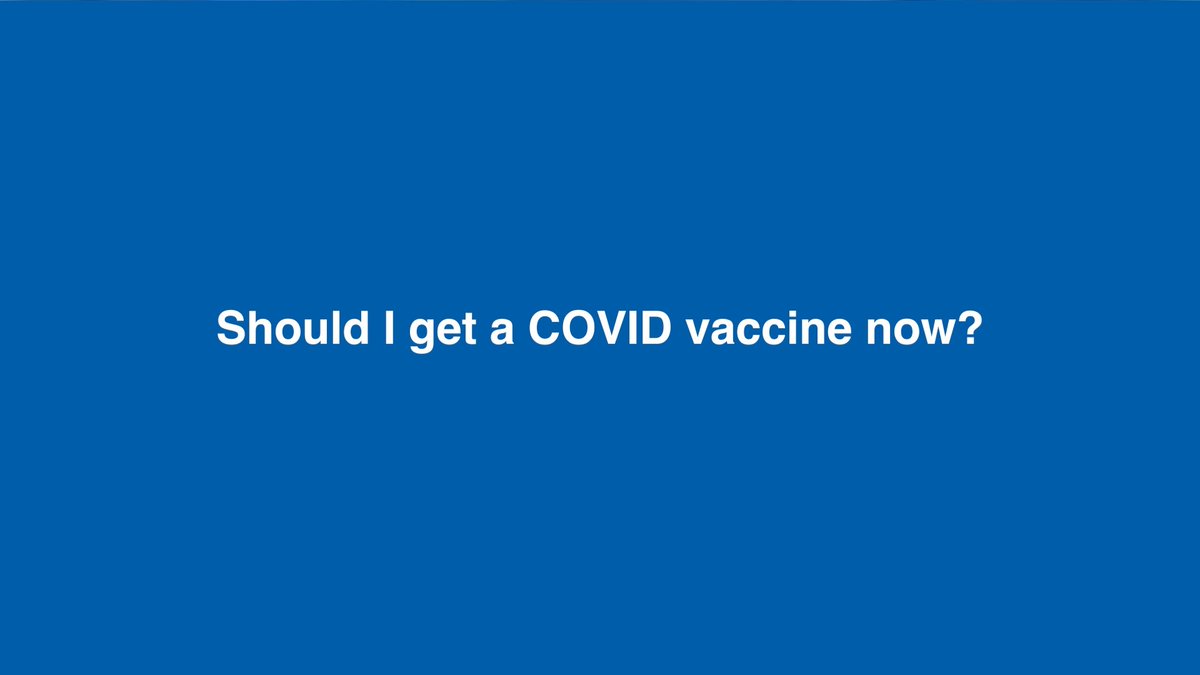 CDC Director says people who aren’t up to date on boosters or people who are unvaccinated should get the vaccine for the old variants now, but it might delay the ability to get the new one that’s coming in mid-September. Try to make this make sense. 😂