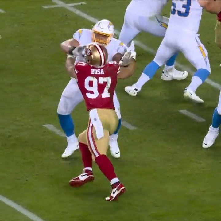 The highest-paid defensive player in NFL history. Nick Bosa | San Francisco 49ers