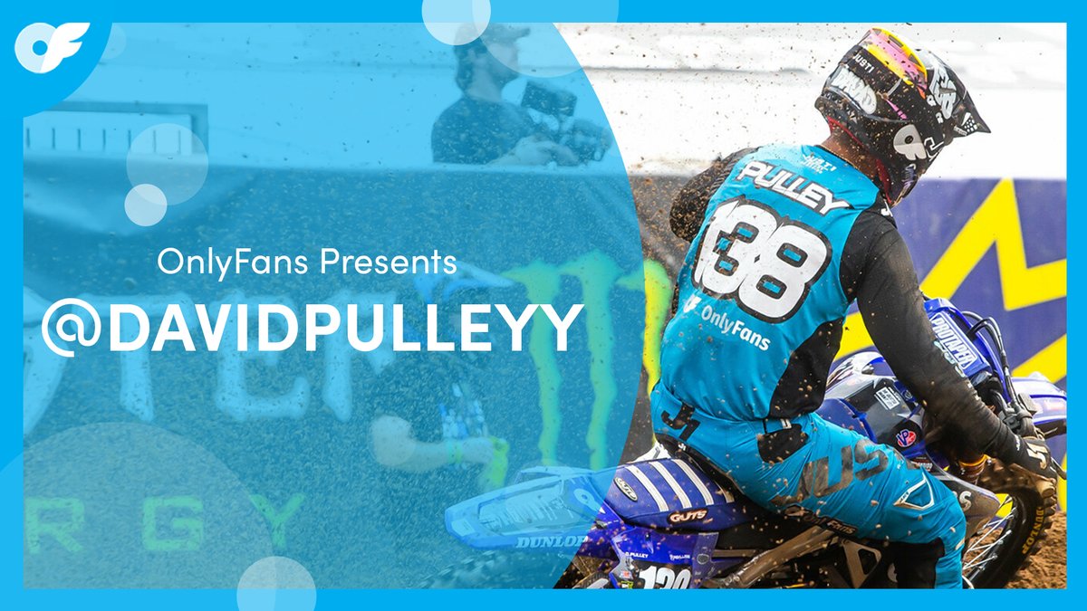 🏁 Motocross' David Pulley is going live, sharing heart-pounding race content, and giving away signed merch on OnlyFans! 👉 Get in on the action: