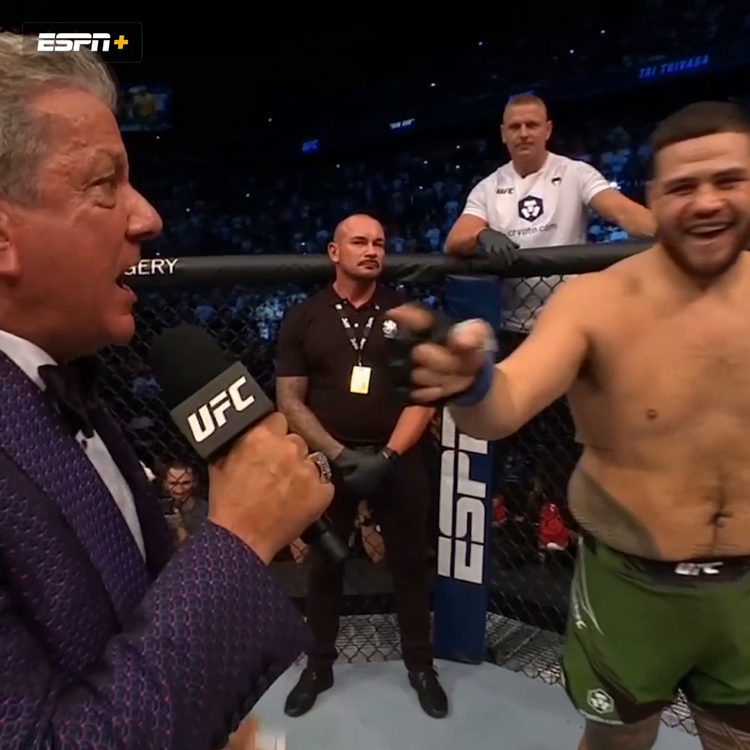 Tai Tuivasa 🤜💥🤛 Bruce Buffer #UFC293