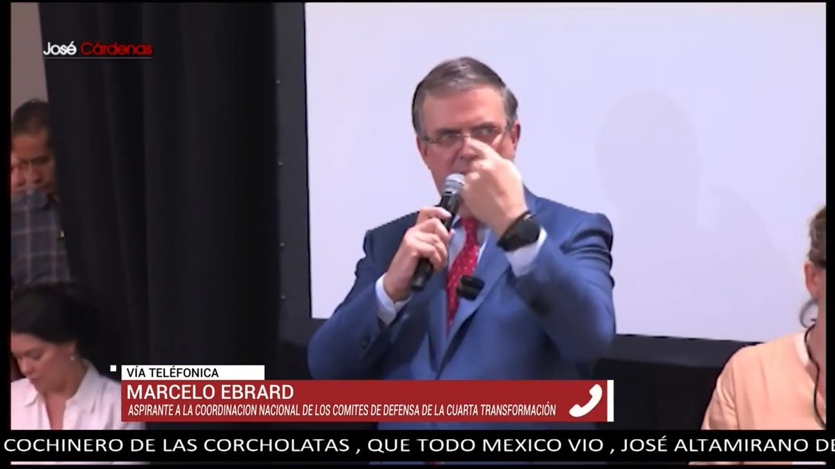 EXCLUSIVA | Marcelo Ebrard (Marcelo Ebrard C.) revela que no aceptará cargos de consolación y contempla salirse de Morena: “Me están orillando a elegir entre Morena o defender lo que yo creo”. Añadió que es un “hombre de Estado, pero todo tiene un límite”. #FórmulaNoticias