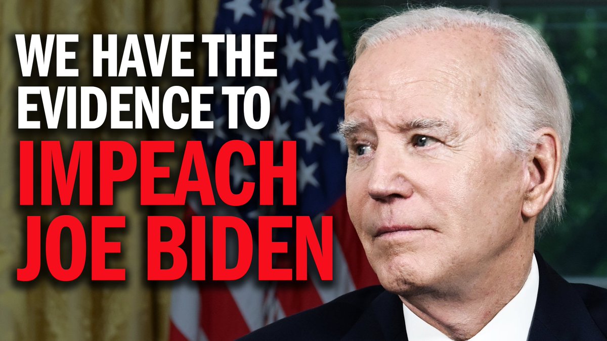 We have bank records. We have flight logs. We have changes in administration policy. If we aren’t willing to impeach Joe Biden with the evidence we have, why were we even looking? The question is whether House Republicans will have the sufficient spine to do what is necessary.