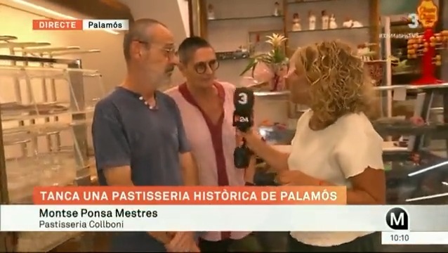 🔴 Tanca un nou establiment històric, ara la pastisseria Collboni de Palamós, oberta des del 1888 L'augment dels costos com el lloguer i la falta de relleu generacional són dues claus que expliquen el tancament #ElsMatinsTV3 ▶