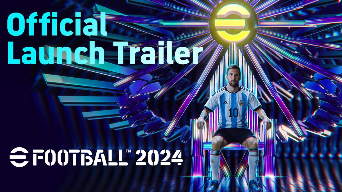 ⚽⚽eFootball™ 2024 サービス開始 ⚽⚽ 本日よりサービス開始! 進化したゲームプレイ、新たな選手特性”ブースター”、そして新シーズンデータを搭載した”eFootball™ 2024”でフットボールの喜びを体感しよう! #eFootball #イーフト #eFootball2024