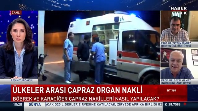 Organ nakli için ekonomik çözüm... Boston-Malatya hattında 22 hastaya karaciğer nakli yapıldı. İnönü Üniversitesi Öğretim Üyesi Prof. Dr. Sezai Yılmaz, #HT360'ta Afşin Yurdakul'a anlattı.