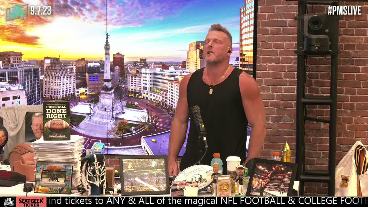 The Pat McAfee Show is coming in HOT ‼️